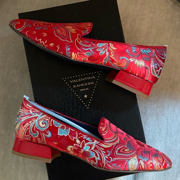 Rangoni Shoes - Rangoni NIB Amalfi Satin Jacquard Loafers 6B